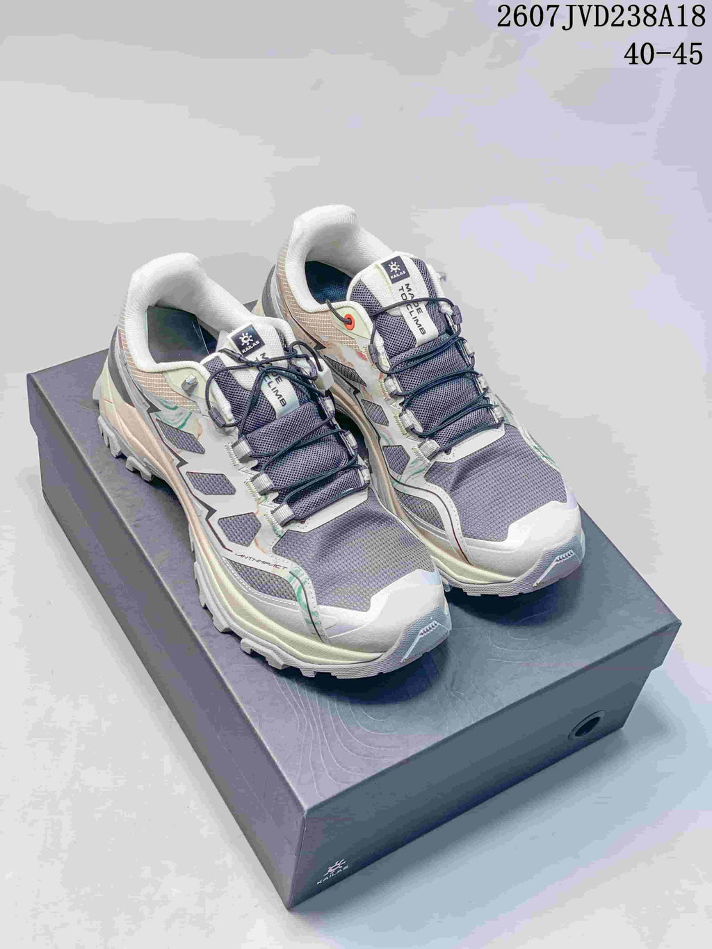 Men's KAILAS Expedition-5 Low-Top Hiking Shoes Gray 711780RRY - product image from the listing.