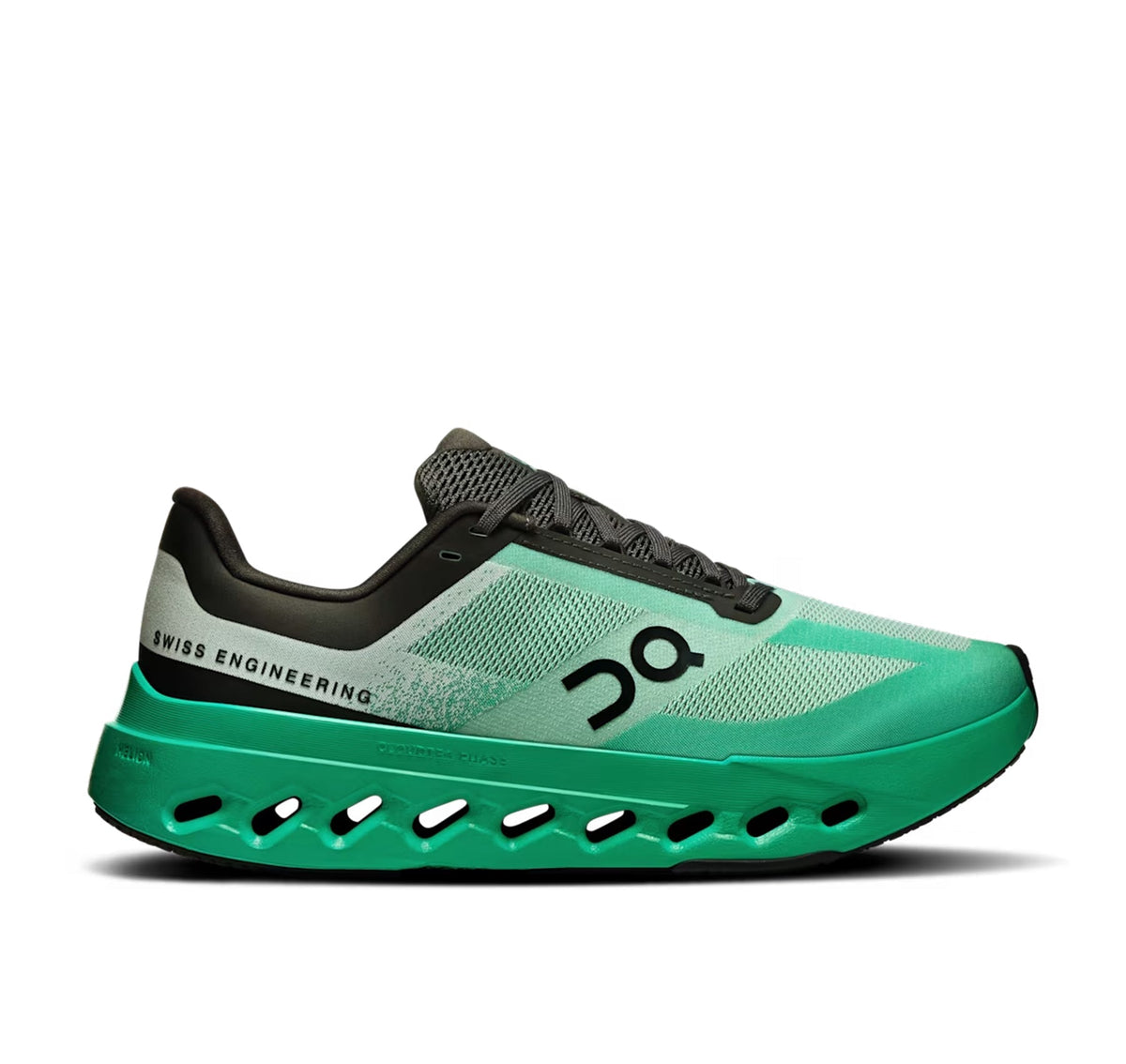 Women's On Cloudsurfer Next Mint/Black Running Shoes - product image from the listing.