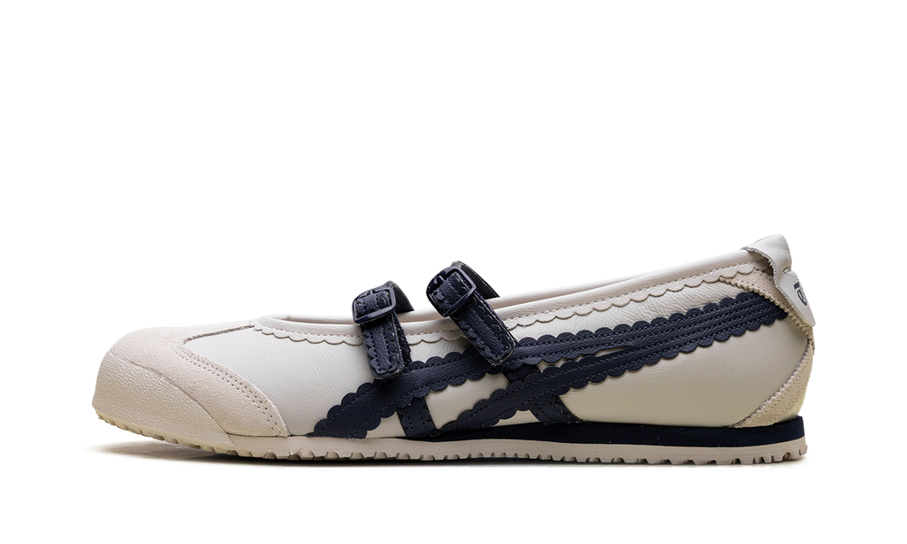 Women's Onitsuka Tiger Mexico 66 TGRS Ballet Flats - Birch Peacoat - product image from the listing.