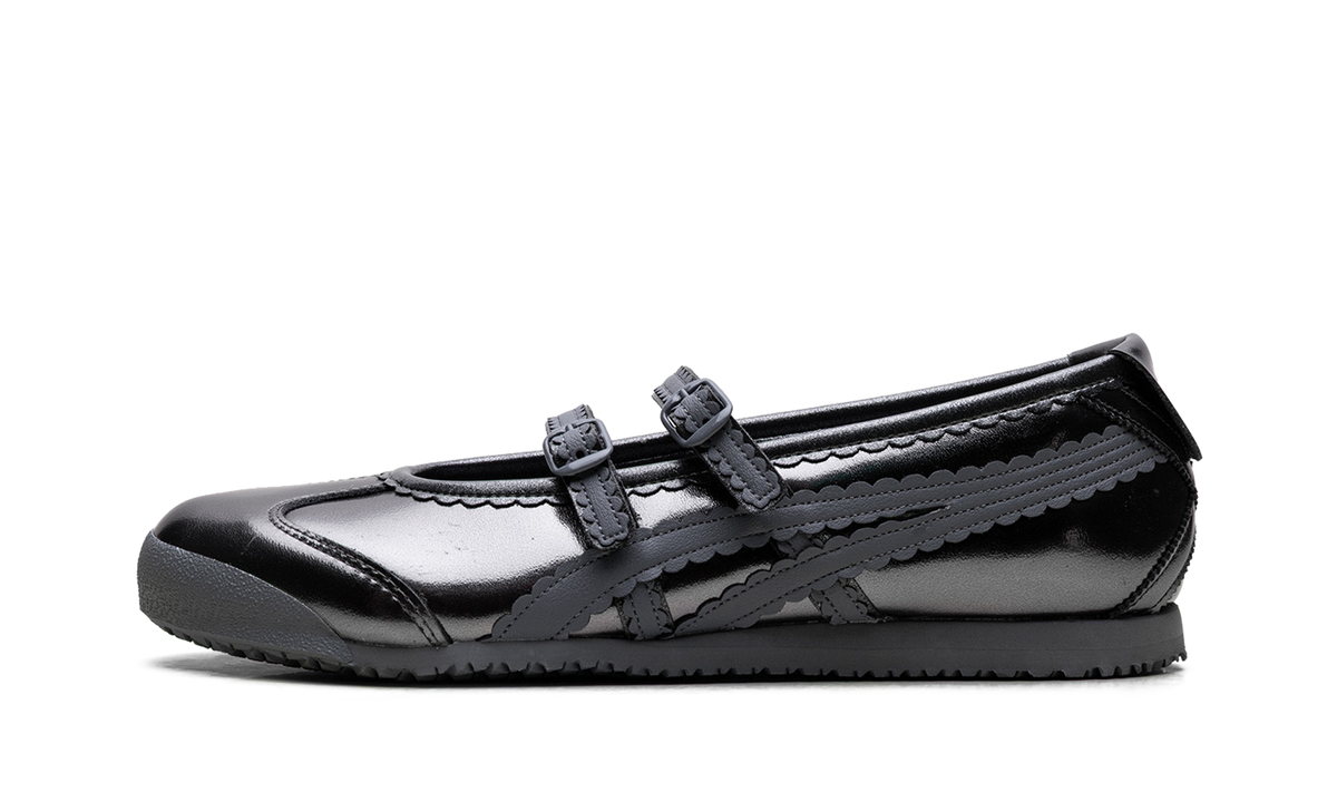 Women's Onitsuka Tiger Mexico 66 TGRS Metallic Pack Ballet Flats - Gunmetal Metropolis - product image from the listing.