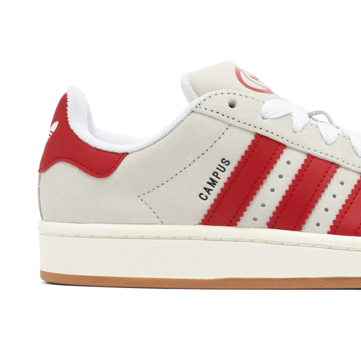 Women's ADIDAS CAMPUS 00S CRYSTAL WHITE SCARLET - product image from the listing.