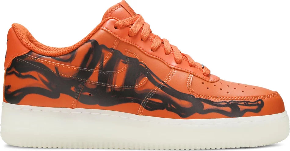 "Orange Skeleton" Air Force 1 Low - product image from the listing.