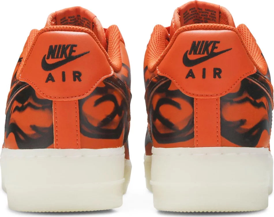"Orange Skeleton" Air Force 1 Low - product image from the listing.