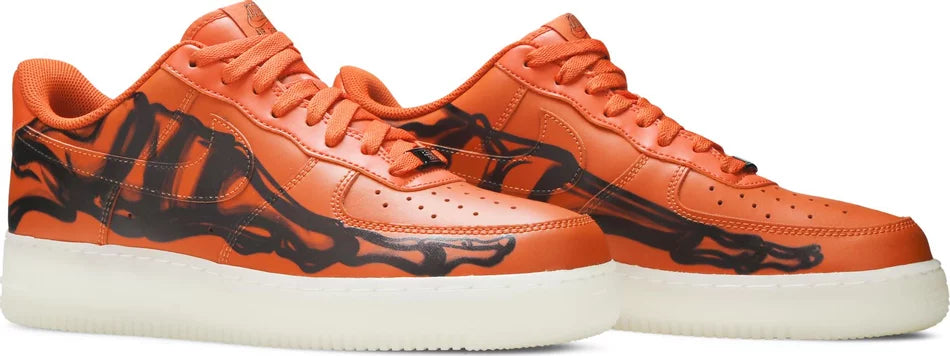 "Orange Skeleton" Air Force 1 Low - product image from the listing.