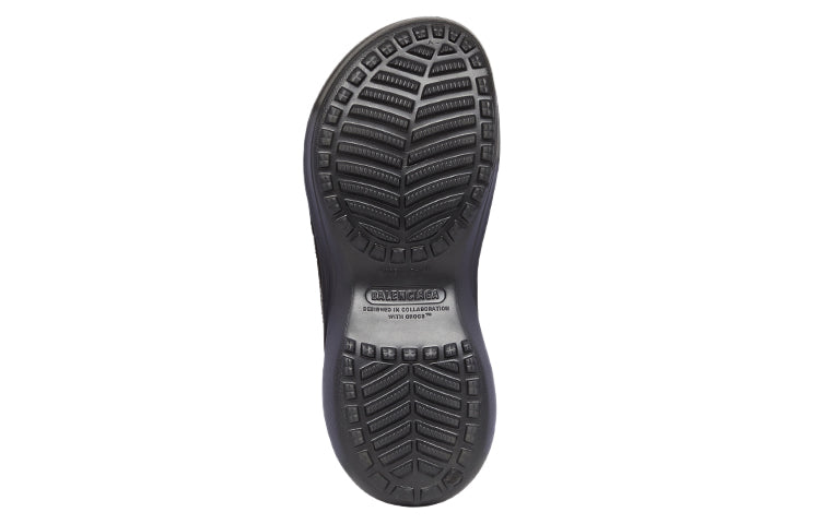 Balenciaga x Crocs Pool Slide Sandals 'Black' 677389W1S8E1000 # for Women - product image from the listing.