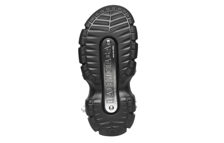 Balenciaga Hardcrocs Slide x Crocs 'Nero Silver' 687398W1S8N1081 # for Women - product image from the listing.