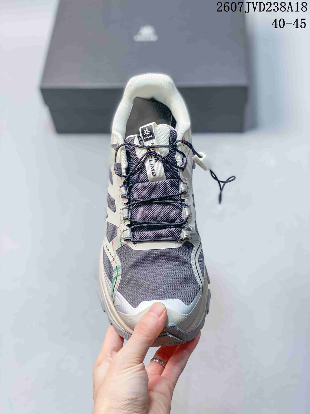 Men's KAILAS Expedition-5 Low-Top Hiking Shoes Gray 711780RRY - product image from the listing.