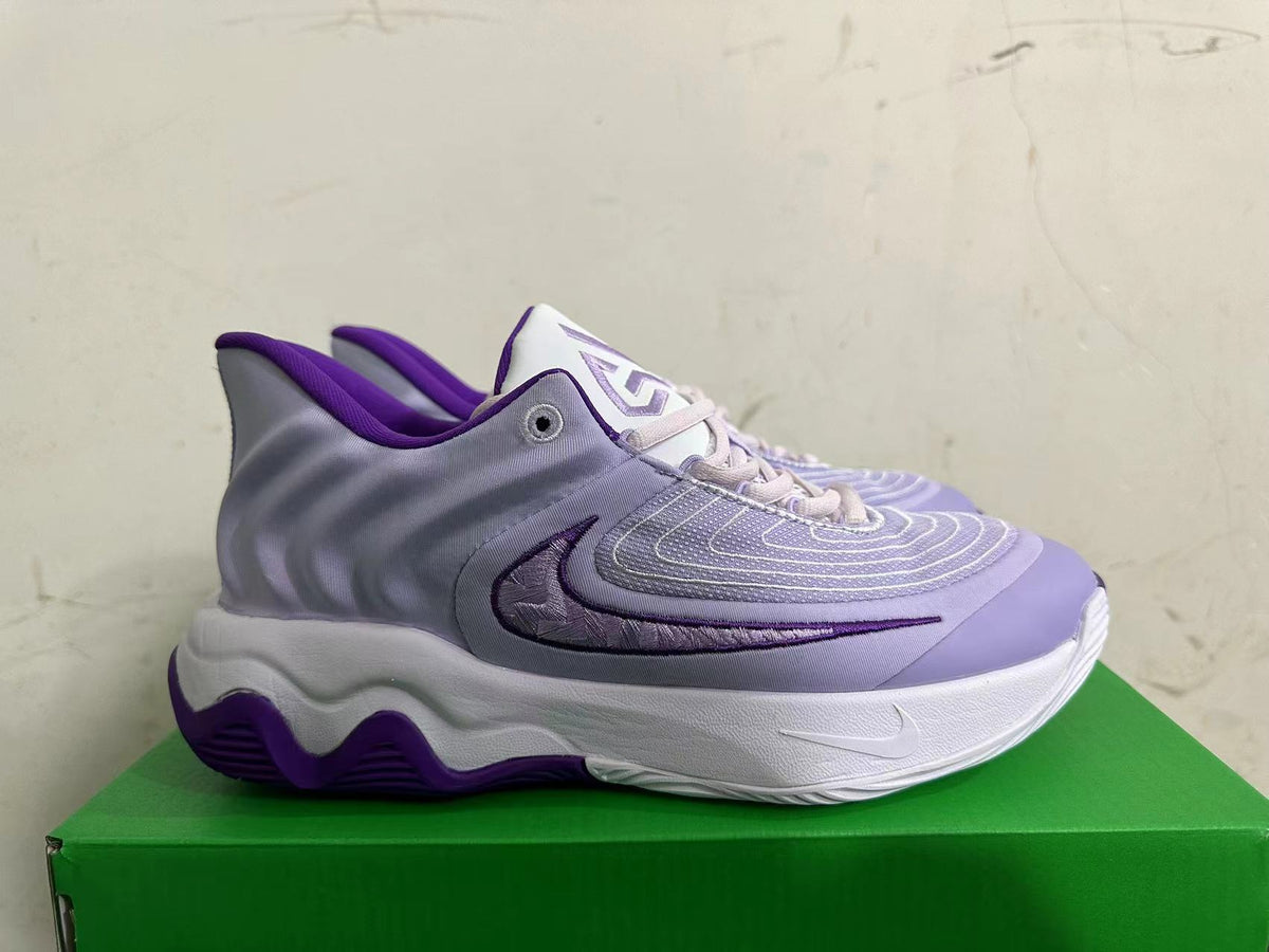 Nike Basketball Sneakers in Purple, Lavender and in White - product image from the listing.