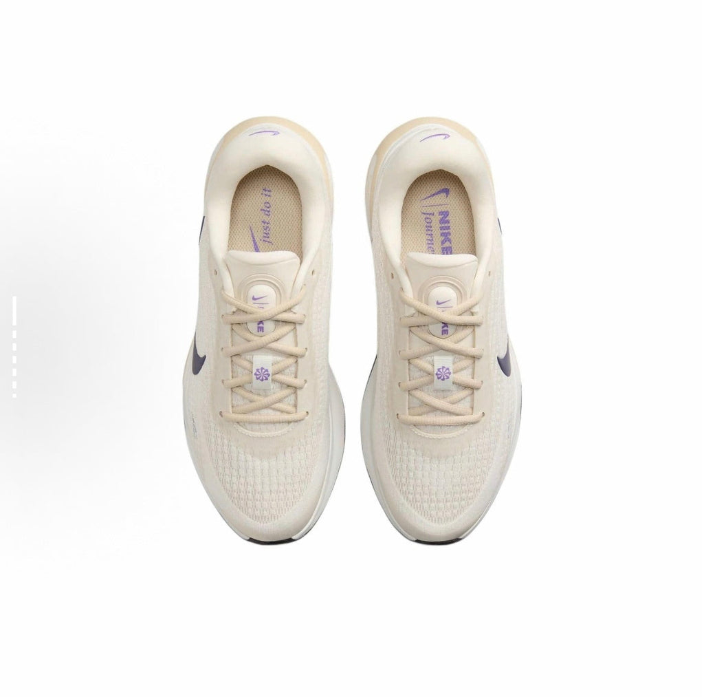 Nike Journey Run Road Running Shoes FJ7765-106 in Ivory - product image from the listing.