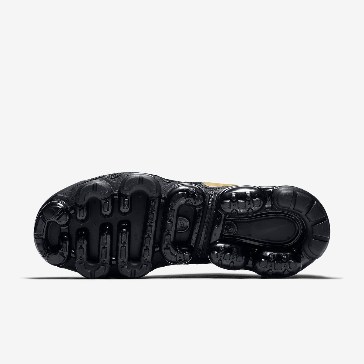 Nike Air VaporMax Flyknit 2 Sneakers in Black Gold 942842-012 - product image from the listing.