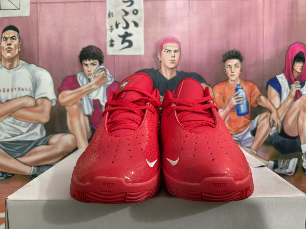Nike Zoom Freak 5 Basketball Shoes in Red White - product image from the listing.