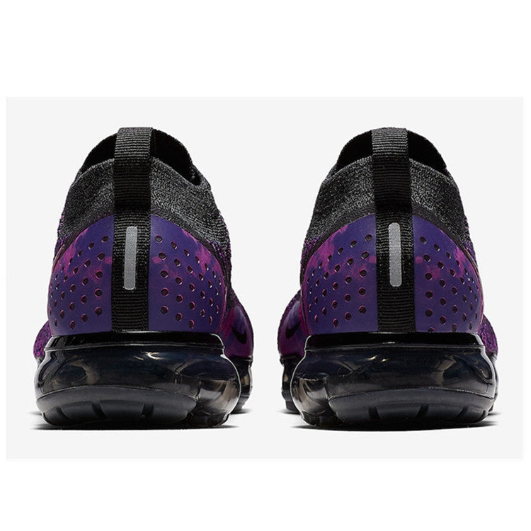Nike Air VaporMax Flyknit 2 Sneakers in Purple Black 942842-013 - product image from the listing.