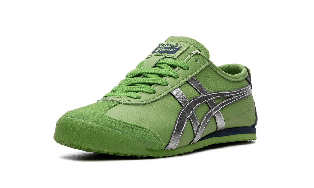 Garden Green Pure Silver - Onitsuka Tiger Mexico 66 Sneakers - product image from the listing.