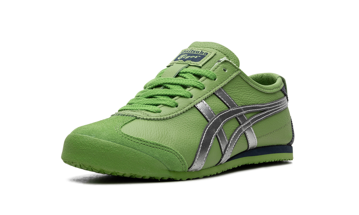 Garden Green Pure Silver - Onitsuka Tiger Mexico 66 Sneakers - product image from the listing.