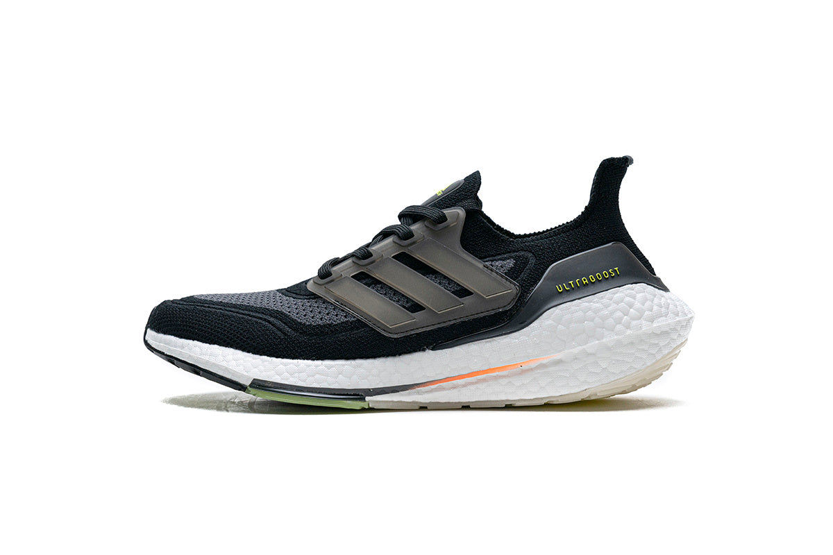 adidas Ultraboost 21 Running Shoes FY0374 in Black - product image from the listing.