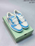 Air Jordan Low Labubu Blue White Sneakers 2607JYD1196A16 - product image from the listing.