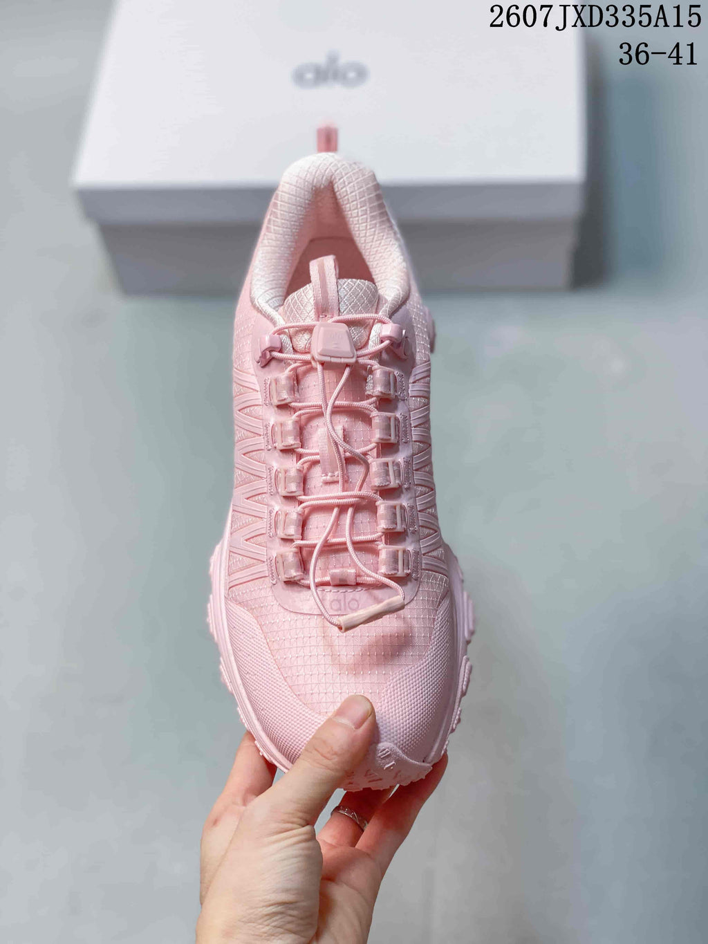 Alo Yoga Alo Runner Trail Sneakers in Pink 2607JXD335A15 - product image from the listing.
