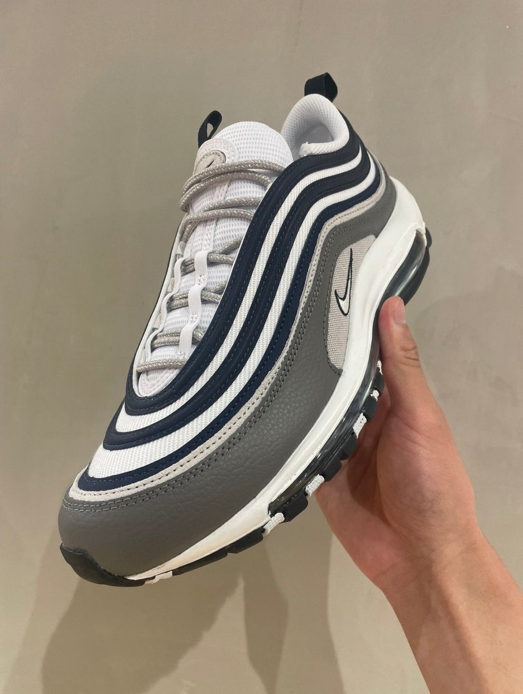 Blue Gray Nike Air Max 97 Sneakers DV7421-001 - product image from the listing.