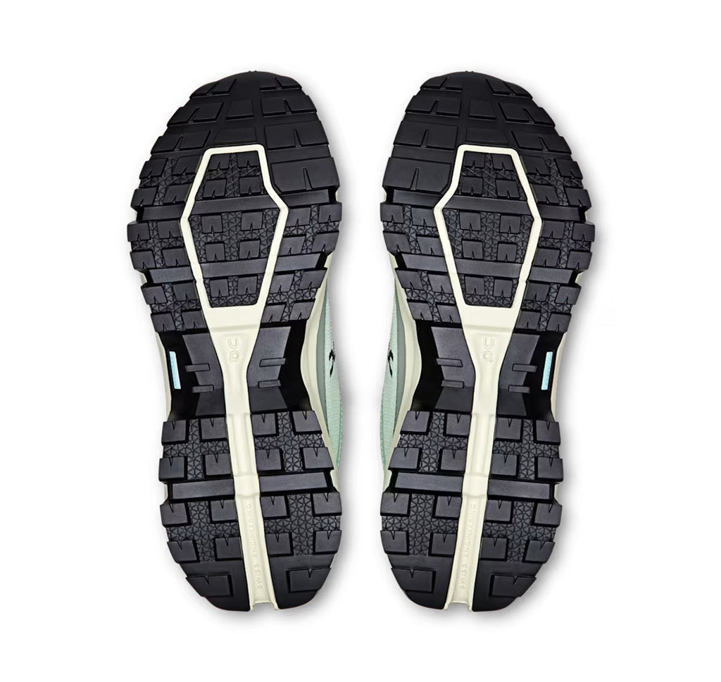 Women's On Cloudrock Low Waterproof Mineral/Aloe Hiking Shoes - product image from the listing.