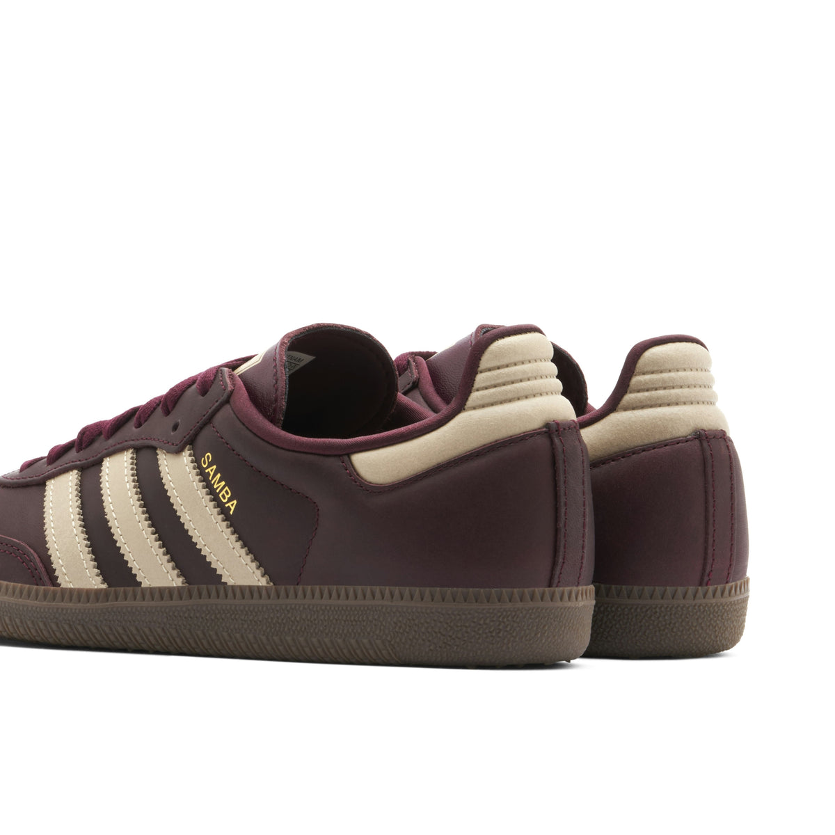 Women's ADIDAS SAMBA OG MAROON CRYSTAL SAND - product image from the listing.