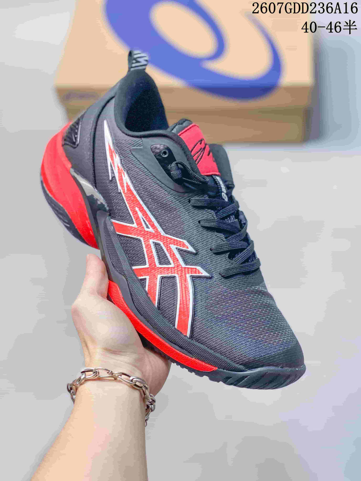ASICS Swiftace Yuki Basketball Shoes in Black and Red 721060RRY - product image from the listing.