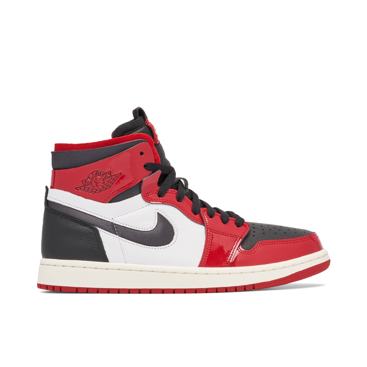 Women's AIR JORDAN 1 ZOOM CMFT PATENT CHICAGO - product image from the listing.