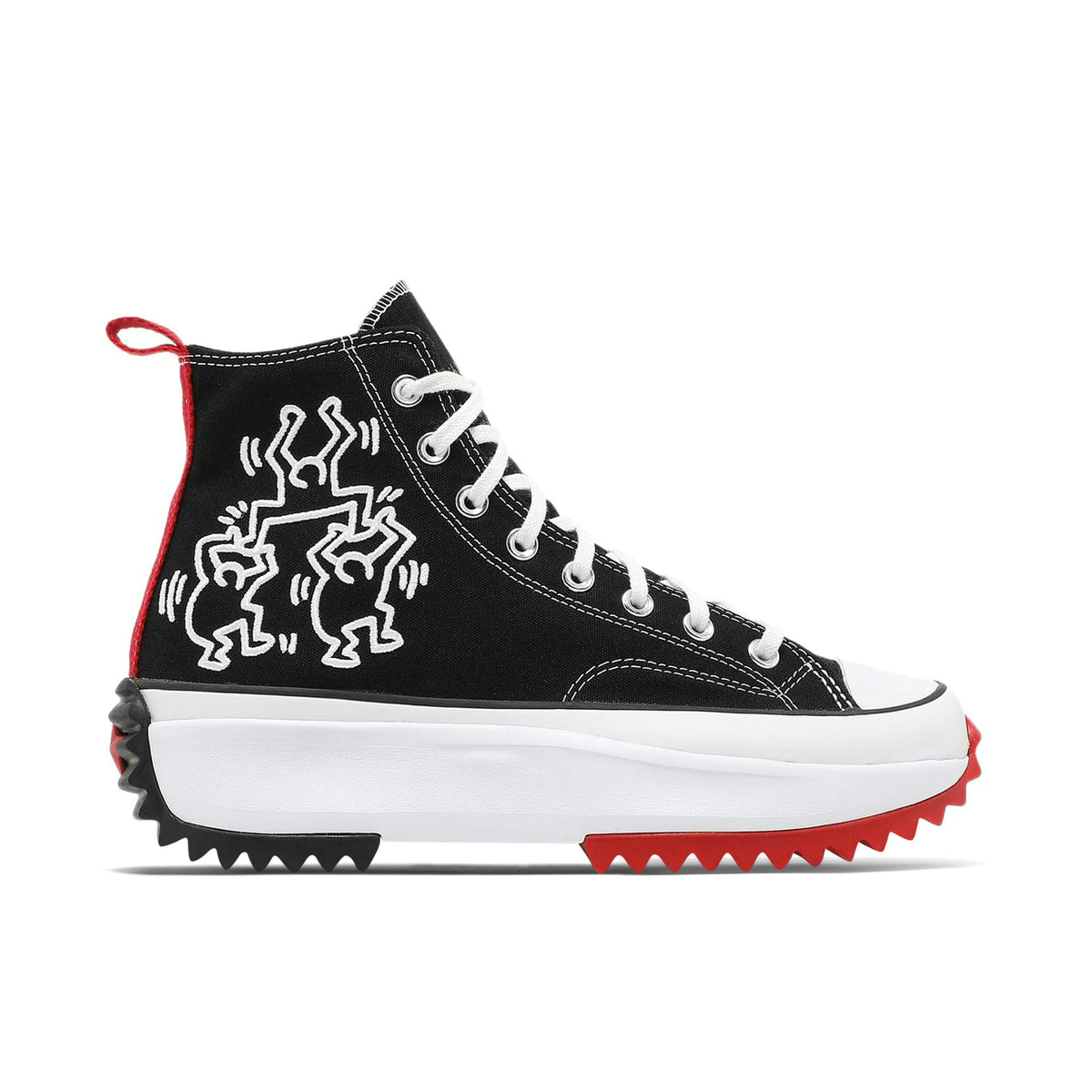 CONVERSE RUN STAR HIKE HI X KEITH HARING in BLACK - product image from the listing.