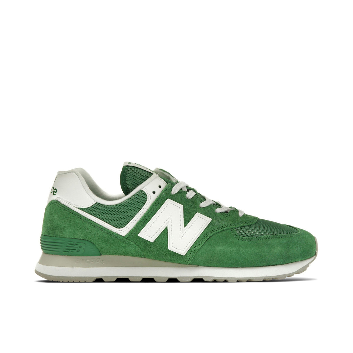 NEW BALANCE 574 in GREEN - product photo shown in the listing for this item.