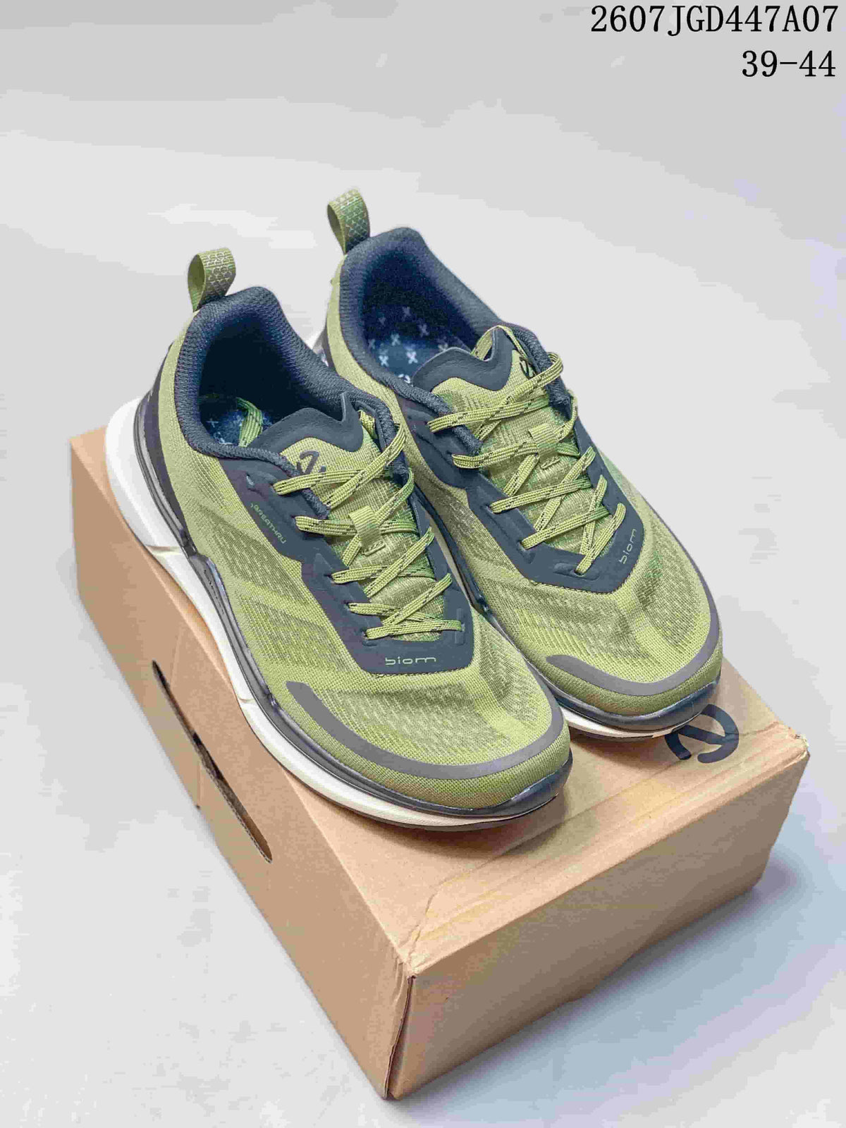 ECCO 710270OPW Colorblock Sneakers in Green and Navy - product image from the listing.
