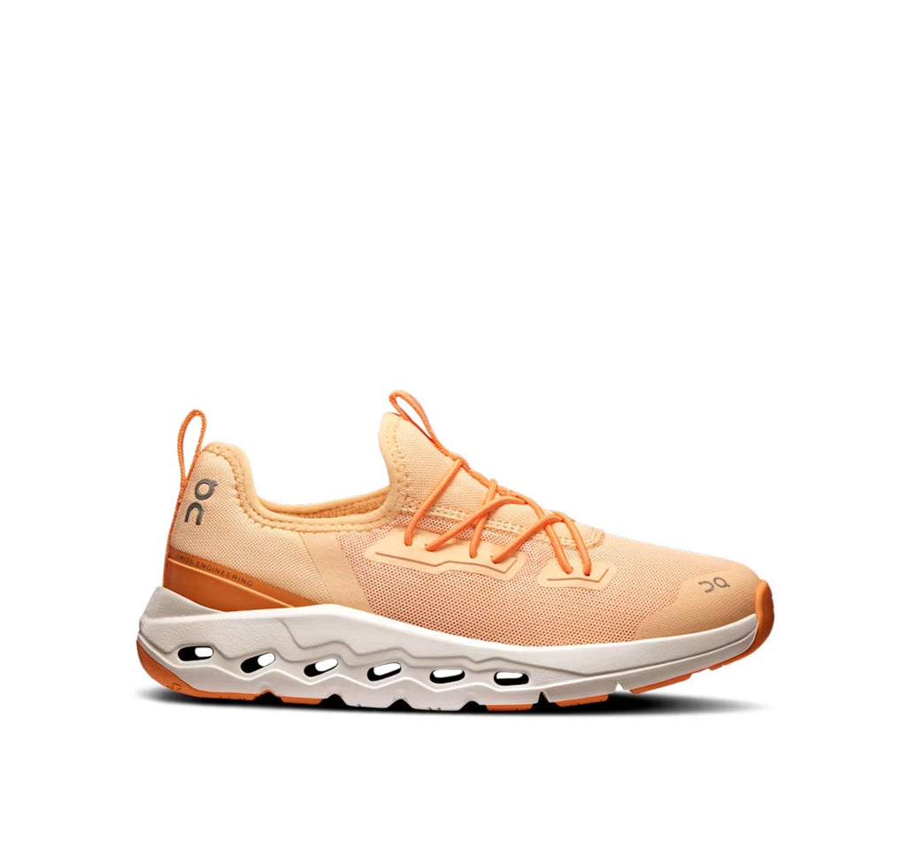 On Little Kids' Cloudleap Tangerine/Blonde Athletic Footwear - product image from the listing.