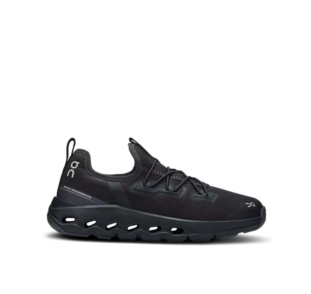 On Little Kids' Cloudleap Black/Eclipse Athletic Footwear - product image from the listing.