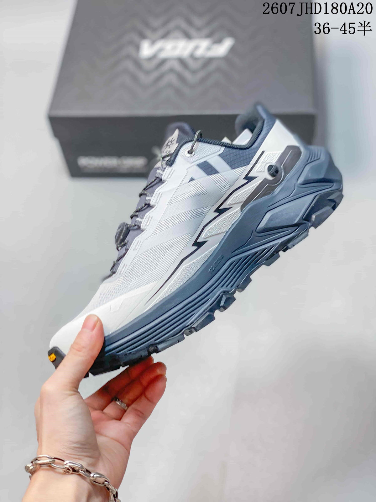 Kailas Expedition Low-Top Hiking Shoes in White Navy 2607JHD180A20 - product image from the listing.