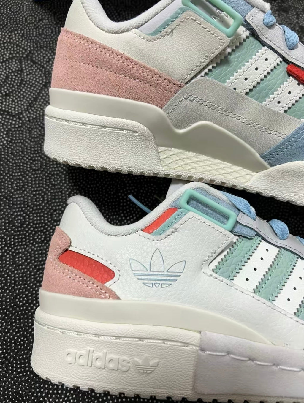 Adidas Originals Forum Exhibit Low Sneakers in White Pastel GX4587 - product image from the listing.