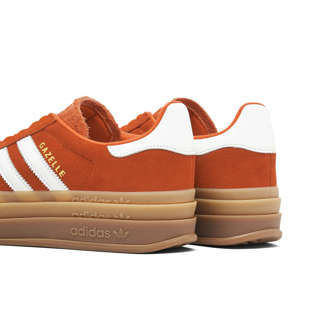 Women's Adidas Gazelle Bold Collegiate Orange Gum - product image from the listing.