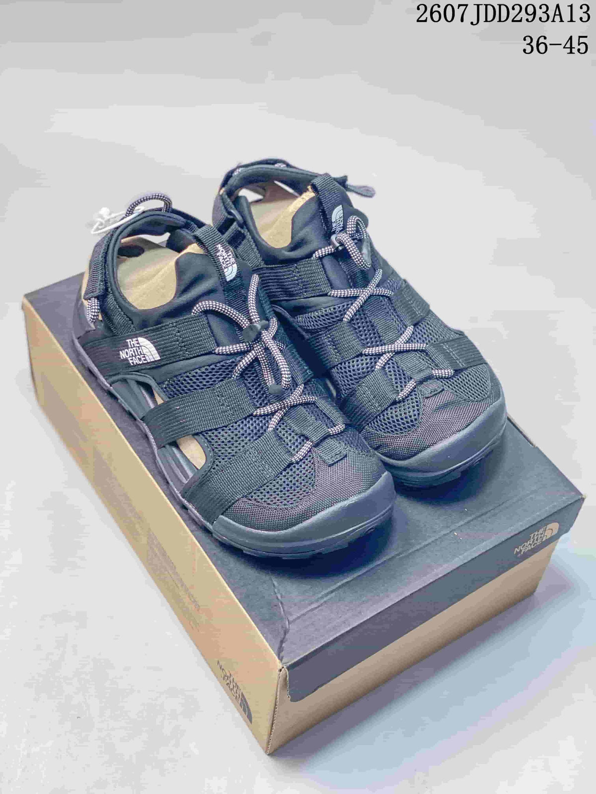 The North Face Outdoor Strappy Sandals in Black 2607JDD293A13 - product image from the listing.