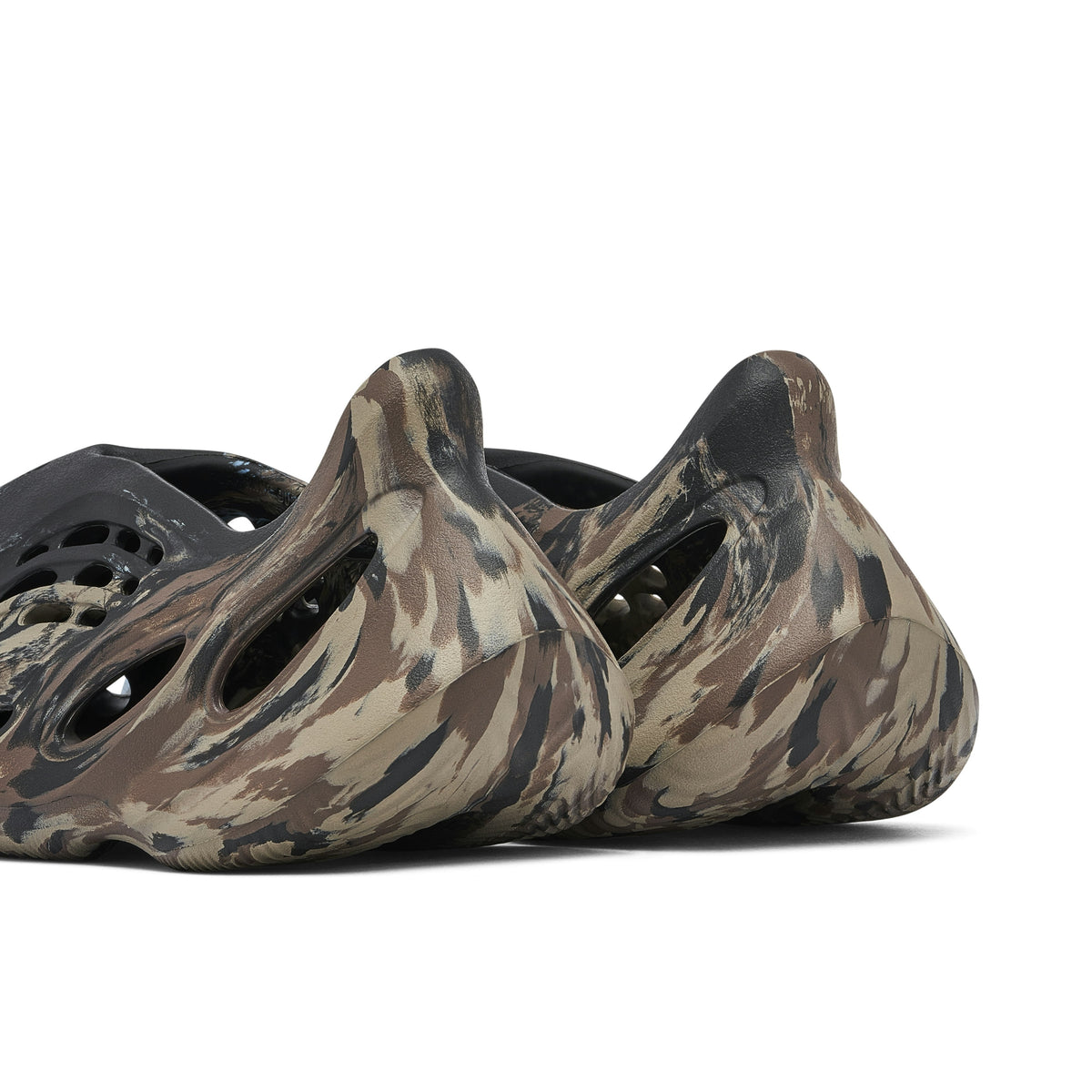 YEEZY FOAM RUNNER MX in BROWN BLUE - product image from the listing.