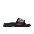 GUCCI WEB SLIDE SANDAL in BLACK - product image from the listing.