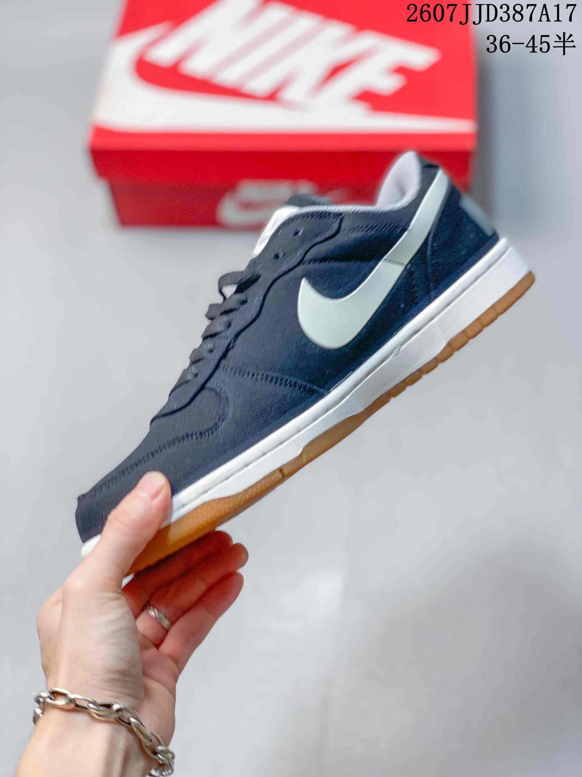 Nike Big Nike Low Lux Sneakers in Navy White Gum 2607JJD387A17 - product image from the listing.