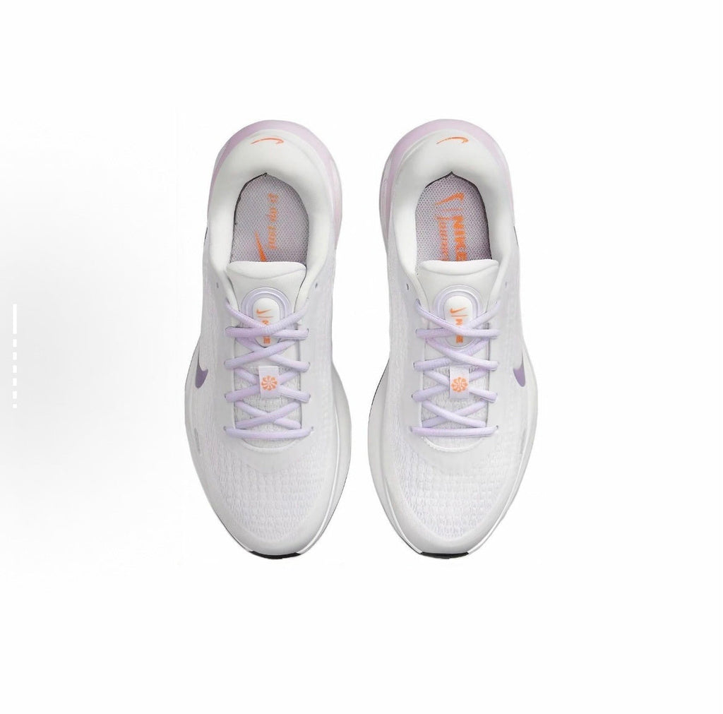 Nike Journey Run Road Running Shoes in White Purple FJ7765-100 - product image from the listing.