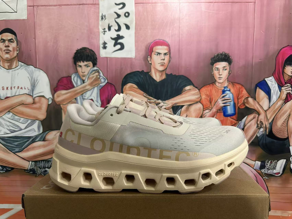 On Cloudmonster 2 Sneakers in Moon in Pink - product image from the listing.