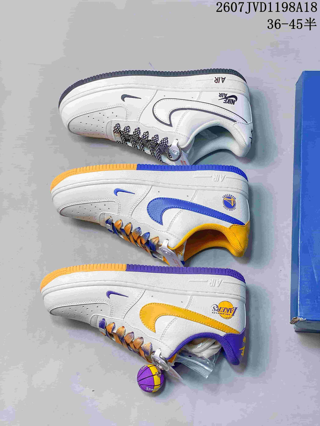 Nike Air Force 1 '07 Low Golden State Warriors Trainers - product image from the listing.