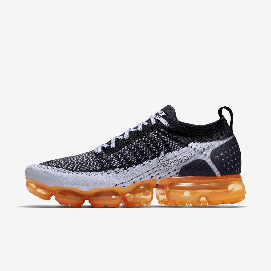 Nike Air VaporMax Flyknit 2 Mango Trainers - product image from the listing.
