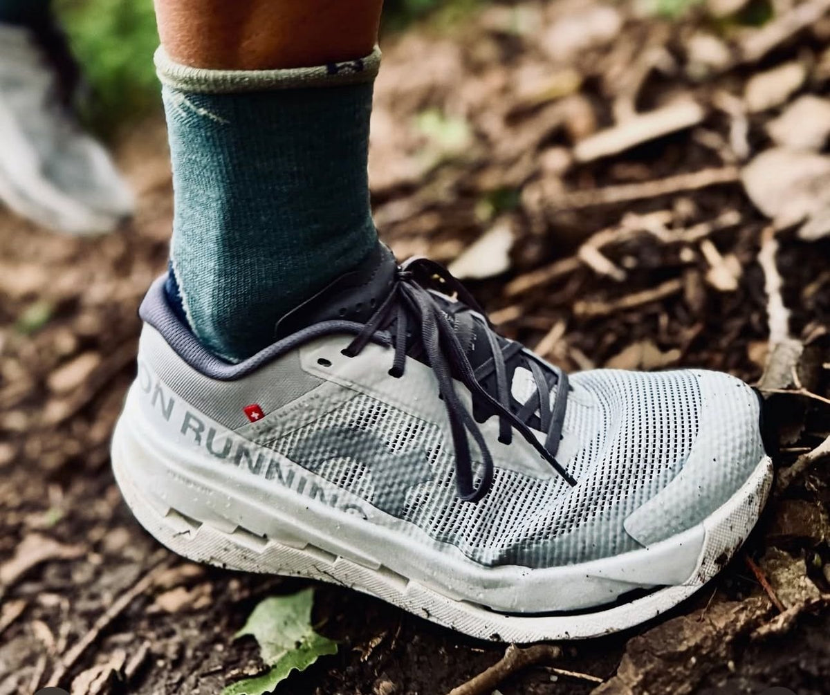 On Cloudultra 3 Rock Trail Running Shoes in White - product image from the listing.
