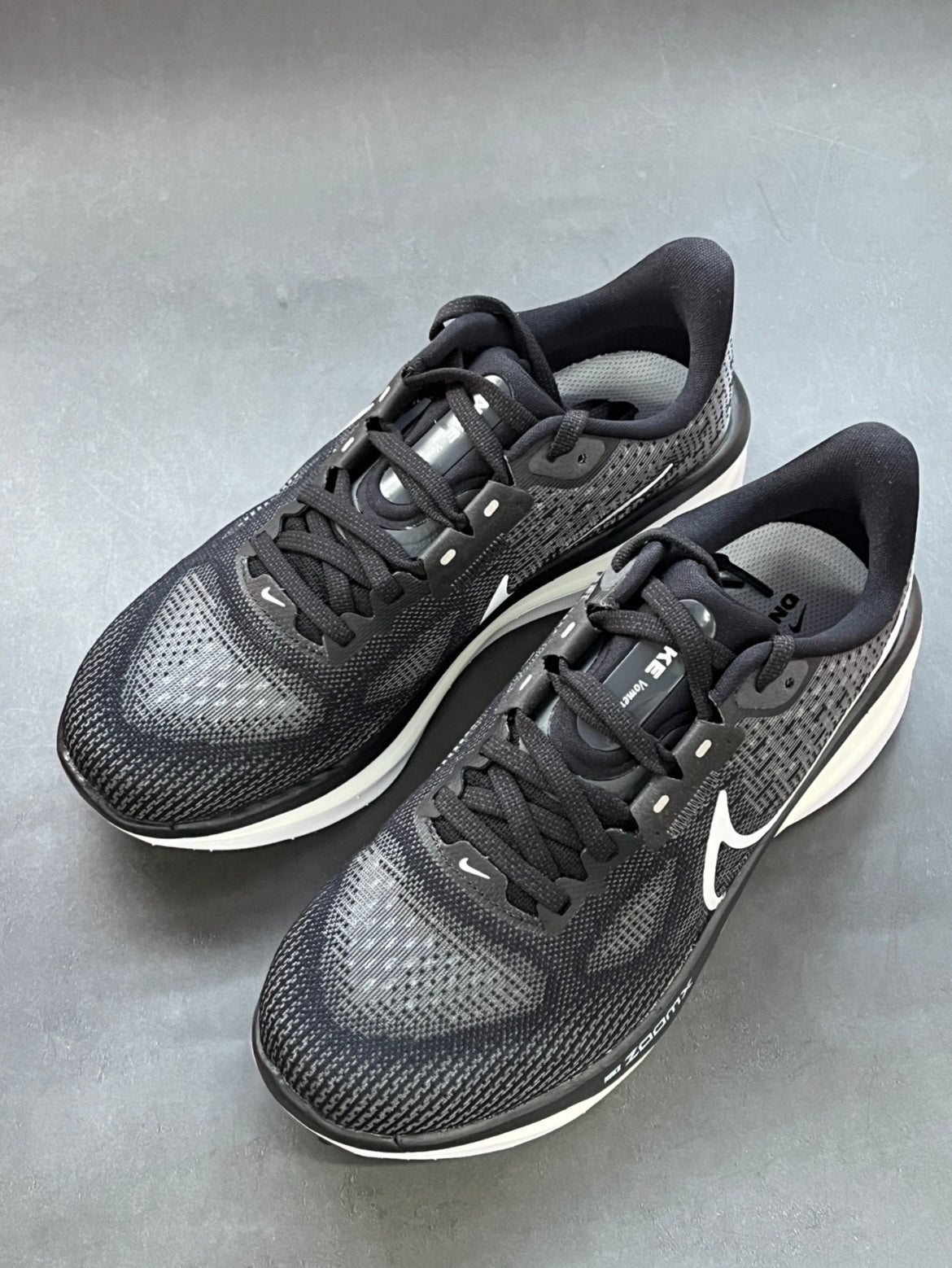Nike Air Zoom Vomero 17 Running Shoes in Black FB1309-004 - product image from the listing.