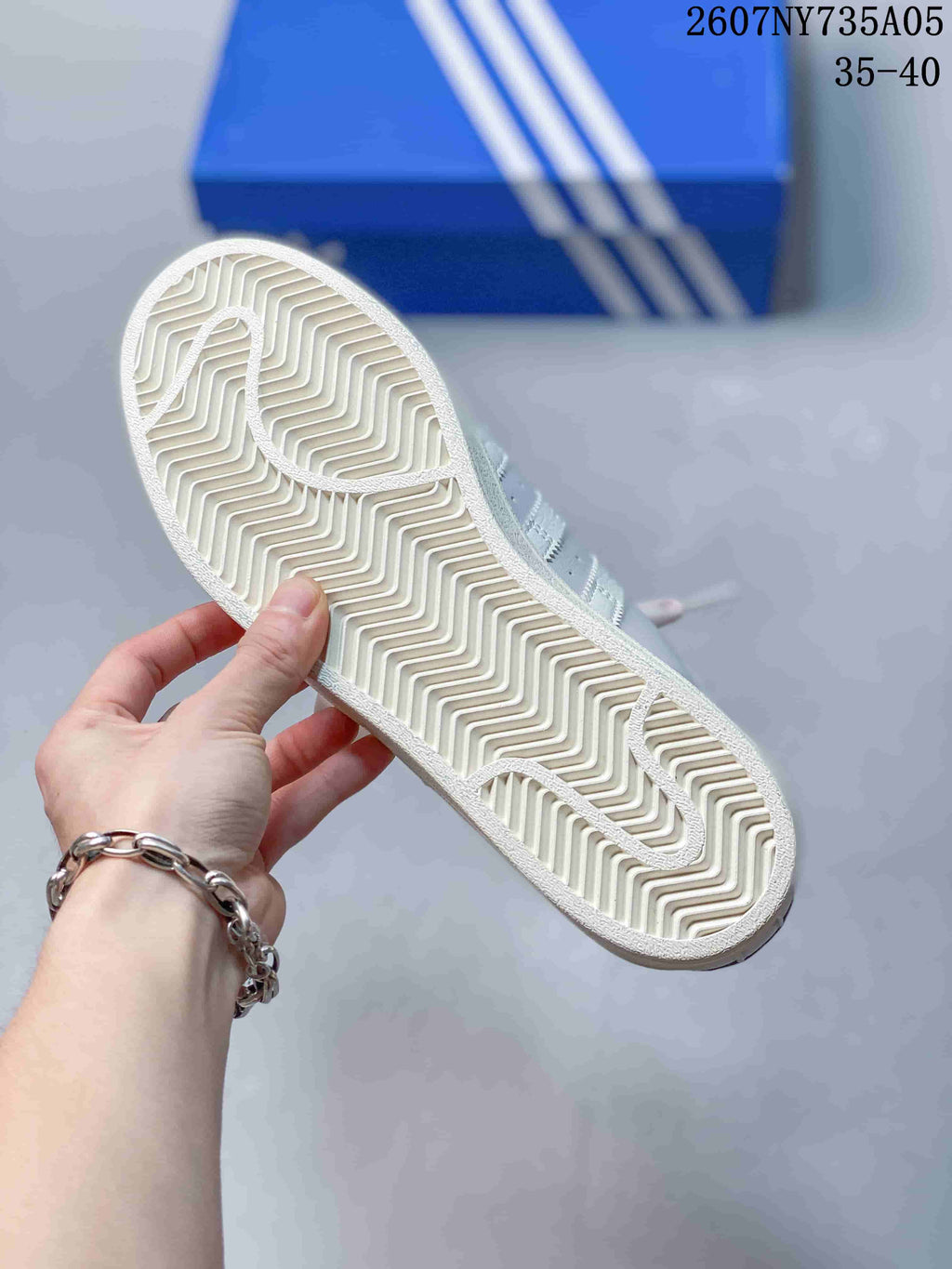Adidas Superstar Custom White Trainers with Lilac and Pink Details - product image from the listing.