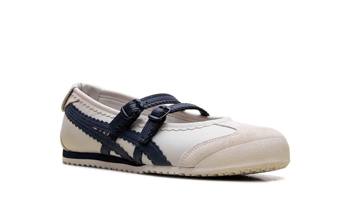 Women's Onitsuka Tiger Mexico 66 TGRS Ballet Flats - Birch Peacoat - product image from the listing.