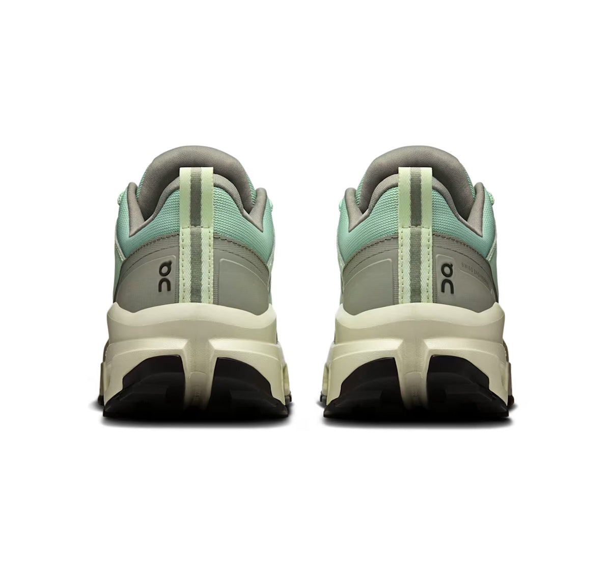 Women's On Cloudrock Low Waterproof Mineral/Aloe Hiking Shoes - product image from the listing.