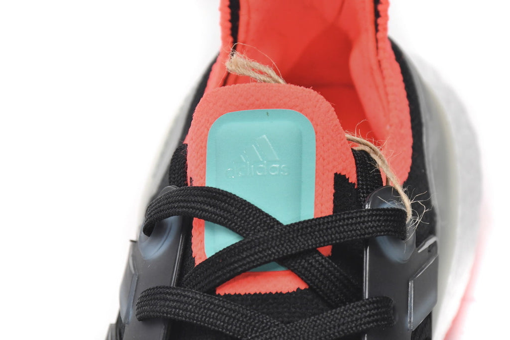 adidas UltraBoost 22 Running Shoes in Black Orange GY8681 - product image from the listing.