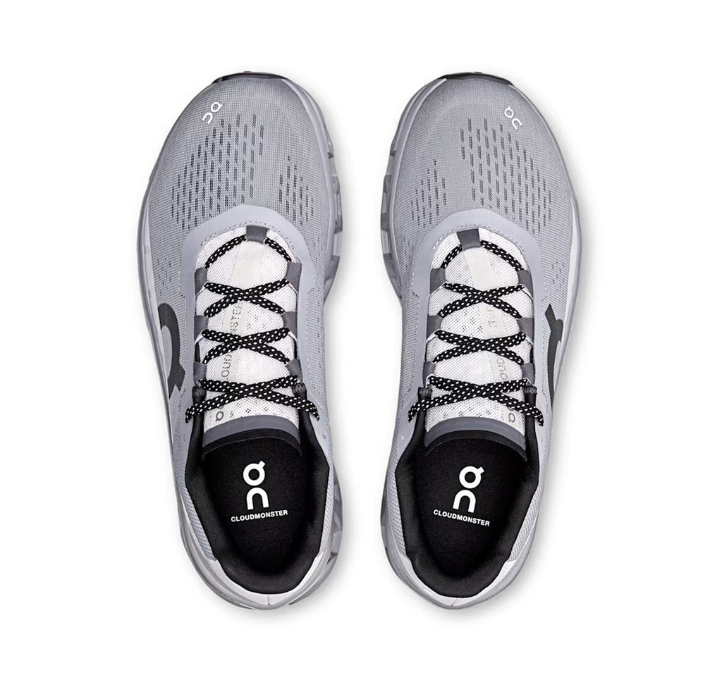 Men's On Cloudmonster Alloy/Silver Running Shoes - product image from the listing.