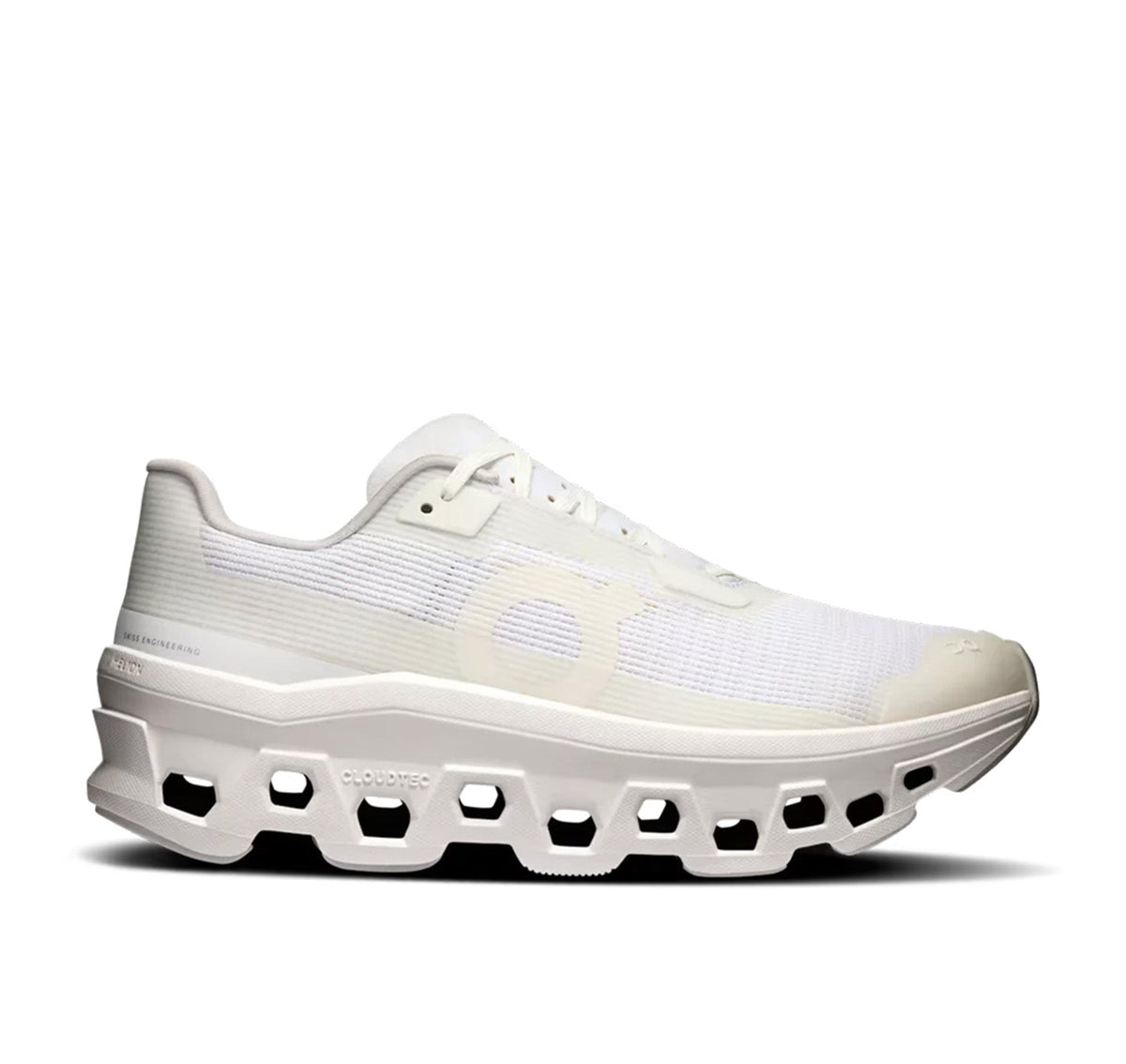 Men's On Cloudmonster Void White Running Shoes - product image from the listing.